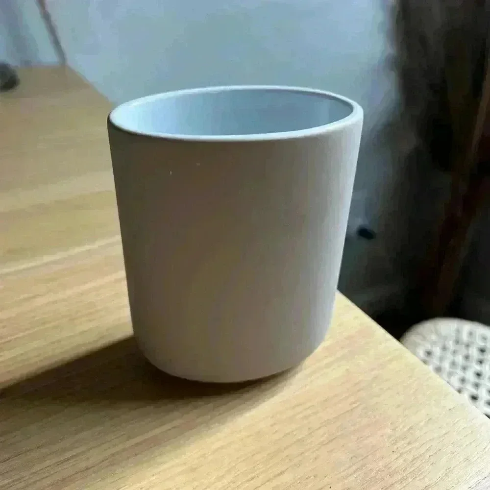 IKEA EKOLN Toothbrush holder, beige ceramic